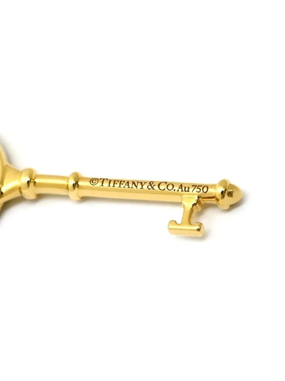 Tiffany & Co Necklace Daisy Key Pendant Yellow Gold YG Diamond